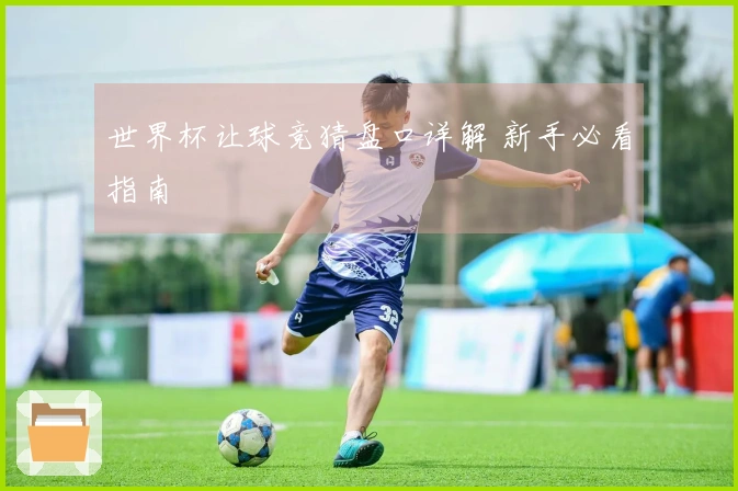 世界杯让球竞猜盘口详解 新手必看指南